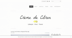 Desktop Screenshot of cremedecitron.com